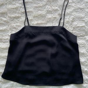 Black Thin Strap Tank